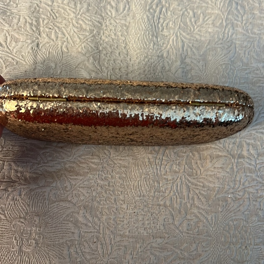 J. Crew Gold Glitter Clutch - Picture 6 of 8